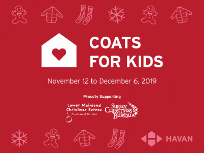 HAVAN’s 24th annual Coats for Kids - Homebuilders Association Vancouver